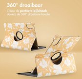 iMoshion Tablet Hoes Geschikt voor Honor Pad X9 - iMoshion 360° Draaibare Design Bookcase 2.0 - Meerkleurig /Yellow Flowers