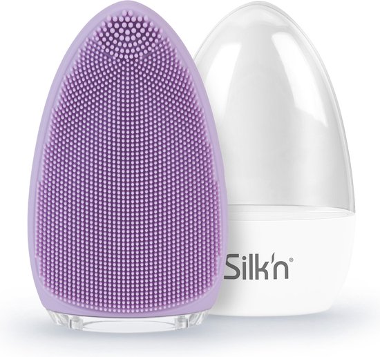 Silk'n Elektrische Gezichtsreiniger - Bright - Gezichtsborstel - Diepe reiniging en massage van de huid - Lila