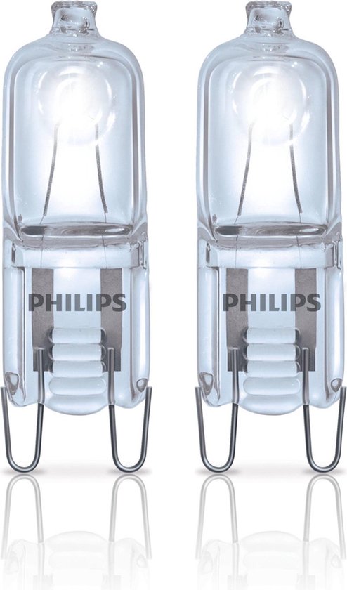 Philips EcoHalo Clickline G9 - Halogeen Lampjes Insteek - 28W 2800K 370lm 230V - Warm Wit - Duo Pack
