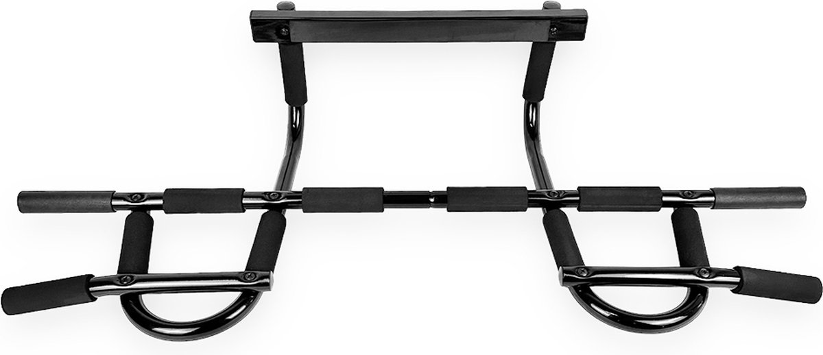 KRAKEN Pull Up Bar voor Deuropening - Geen Boren Nodig - Hanging Grip Optrekstang tot 120 kg - Staal met Rubber en Foam Grip - Pull Up, Chin Up en Bovenlichaamstraining - Compact - Home Gym Pullup Bar Doorway voor Thuisfitness en Krachttraining thumbnail 8