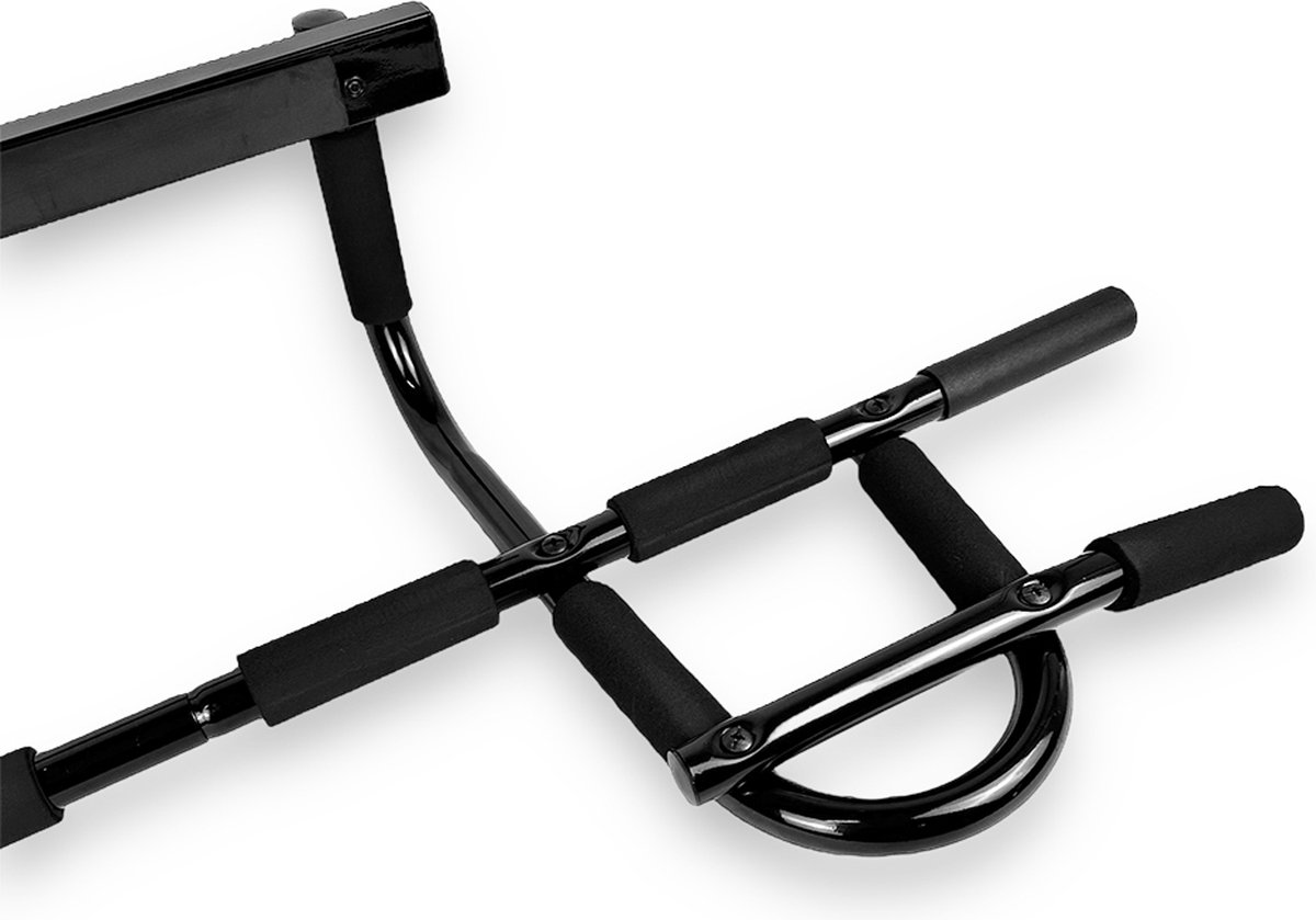 KRAKEN Pull Up Bar voor Deuropening - Geen Boren Nodig - Hanging Grip Optrekstang tot 120 kg - Staal met Rubber en Foam Grip - Pull Up, Chin Up en Bovenlichaamstraining - Compact - Home Gym Pullup Bar Doorway voor Thuisfitness en Krachttraining thumbnail 7