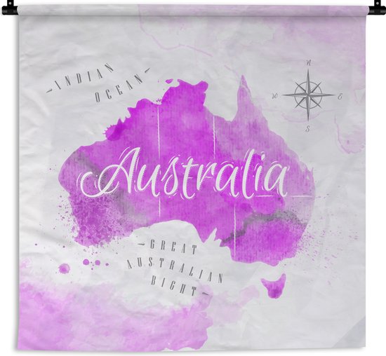 Tapiz Colgante De Pared Mapa Mundi Para Decorar De Poliéster