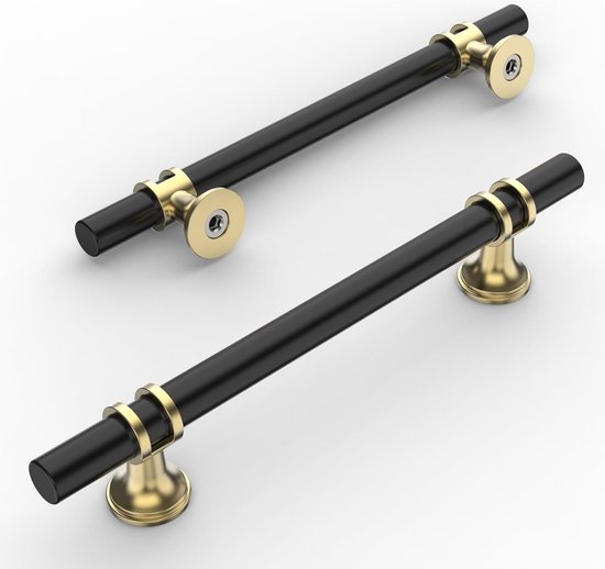 Amerdeco 10 Stuks 192 mm Mat Nikkel Deurgrepen, zink legering, Morden Meubelgrepen, voor Keuken, Kantoor, Laden, Kast