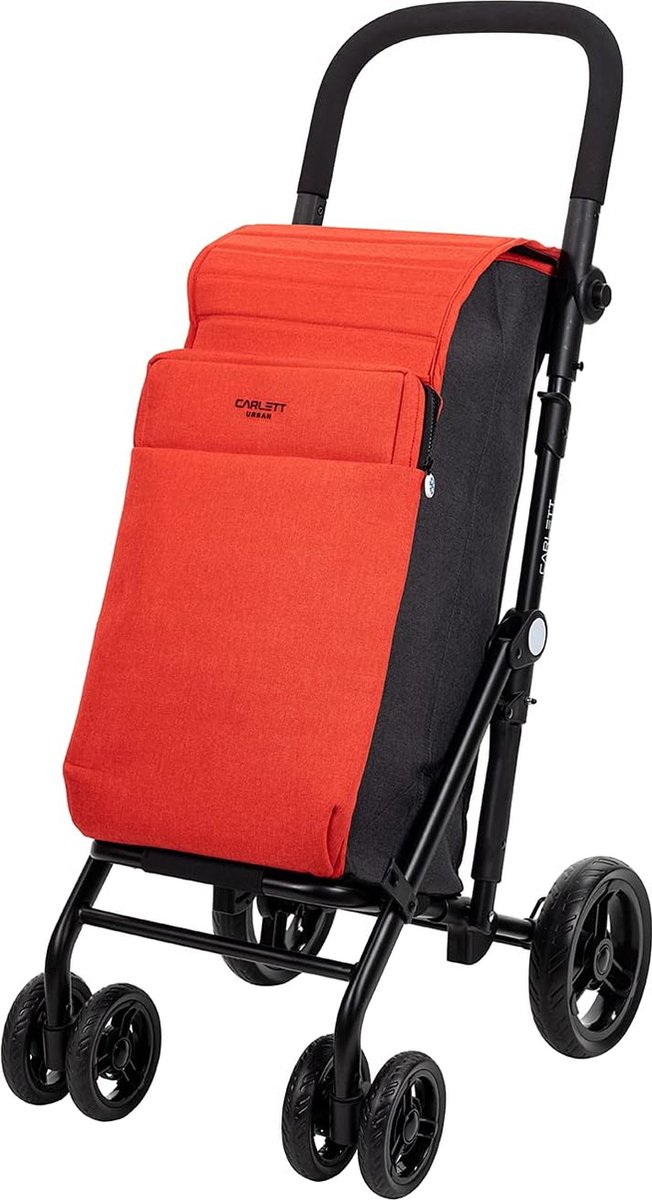 Boodschappentrolley met Wielen - Opvouwbaar - Afneembare Boodschappentas - Boodschappenwagen