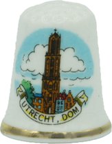 Vingerhoedje Domtoren Utrecht - Vingerhoed - Domtoren Utrecht - Utrecht - Domtoren - Wit - Vingerhoed