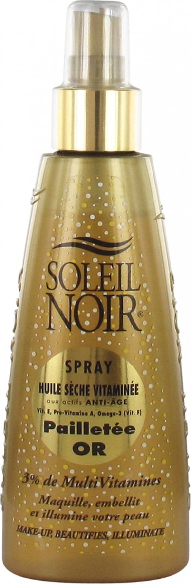 Goedkoopste Soleil Noir Gouden Glitter Gevitamineerde Droge Olie Spray 150 ml