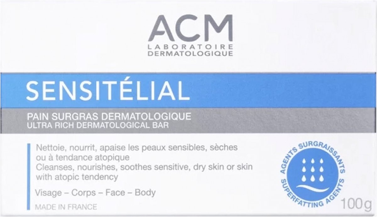 Goedkoopste Laboratoire ACM Sensitélial Pain Surgras Dermatologique 100 g