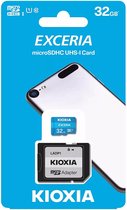 Kioxia Exceria Micro SD Memory Card met Adaptor Class 10 - 32GB