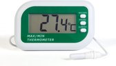 ETI - Min/Max Thermometer - Betrouwbare Temperatuur Monitoring - Met Alarm - Externe Temperatuuropnemer