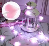 ''Paars Kleur'' 20Leds Led Love String Lights - Voor haar - Voor hem - Cadeau - Huis - Decoratie - Modern - LED strip - Vrouwendag - Verrassing - Verlichting - Woonkamer - Slaapkamer - Kinderkamer