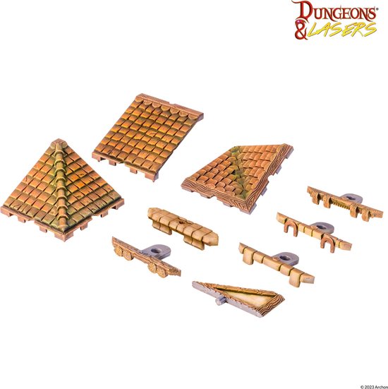 Dungeons and Lasers - ROOF SET - RPG Terrein - Roleplaying Games ...