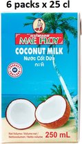 Mae Ploy Authentieke Thaise kokosmelk 6 pakken x 25 cl