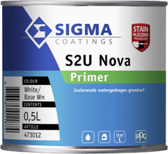 Sigma Grondverf S2U Nova Primer 0.5 liter wit