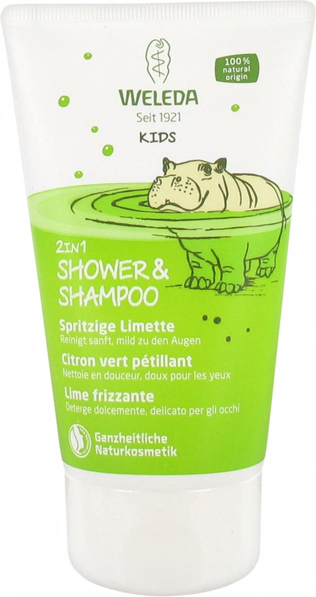 Weleda Kids 2-in-1 Shampoo & Body Wash Sprankelende Limoen