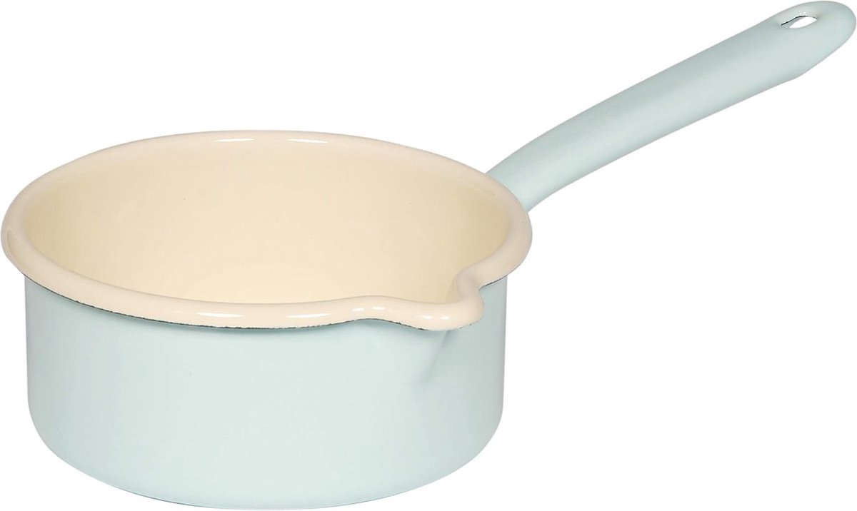 emaille pan 0,75 l Riess turkoois