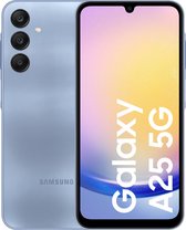Samsung Galaxy A25 5G , 16,5 cm (6.5"), 6 Go, 128 Go, 50 MP, Bleu