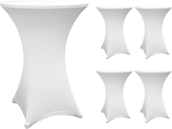LUMALAND bartafelhoes - Ø 80-85 cm - zwart - set van 5