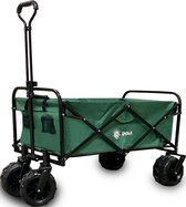 Bol.com Rijoka Bolderkar Opvouwbaar – Telescopische Stang en Crosswielen – Harde Bodem – 70kg Draagkracht – 94L Inhoud – 90x54x1... aanbieding