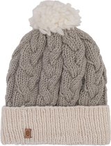 Egos Copenhagen | Muts | Hat cable knit - Grey