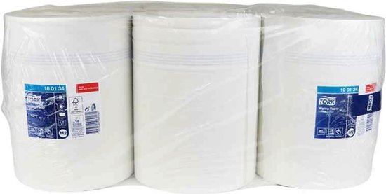 Tork Wiping Plus Centerfeed Poetspapier 2-laags Blauw M2 128207