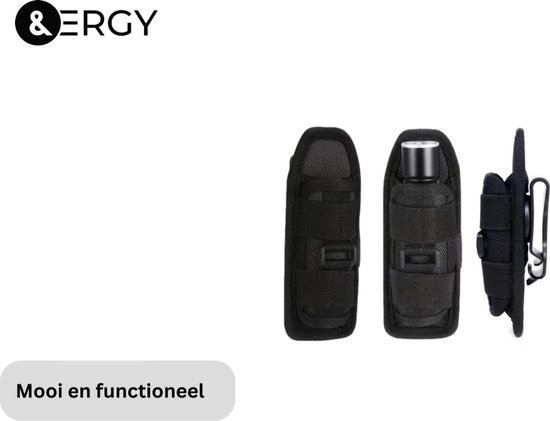 Lot De 5 étuis Ceinture Rotatifs 360° Pour Lampe Torche - Compatible Fenix, Surefire, Etc.