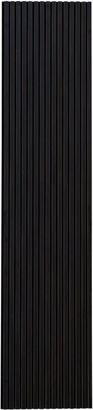 Akoestisch Wandpaneel - Zwart Eikenhout - 270 x 60 cm - Houten Wandpaneel - Milieuvriendelijk materiaal - Akoestische Panelen