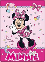 Minnie Mouse fleece plaid 100x140