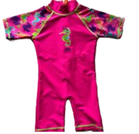 Zoggs - maillot de bain - t-shirt de bain - 1-2 ans - rose