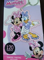 Diamond painting- Katrien & Minnie - Disney- sleutelhanger