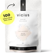 Vicius® - Marine / Vis Collageen poeder - 100% puur - supplement - Gezonde Huid, Gewrichten, Haar & Nagels - tot 100 doseringen - smaakloos - anti aging voedingssupplement