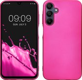 kwmobile telefoonhoesje geschikt voor Samsung Galaxy A15 5G - Hoesje voor smartphone - Back cover in metallic roze