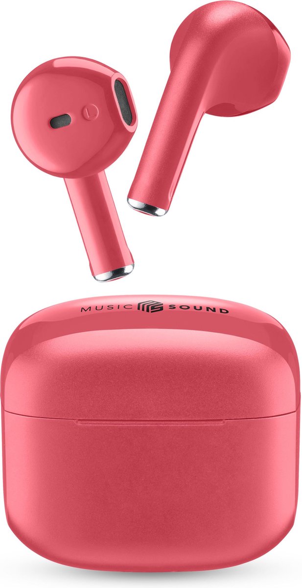 Music Sound Swag Headset Draadloos In-ear Oproepen/muziek Bluetooth Roze