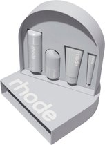 Rhode Skin - Le Kit Rhode - Quatre Essentials de glaçage pour la peau - Lait de glaçage - Fluide de glaçage peptidique - Crème de restauration de la barrière - Traitement des lèvres peptidiques sans parfum