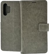 Portemonnee Book Case Hoesje Geschikt voor: Samsung Galaxy A13 4G grijs