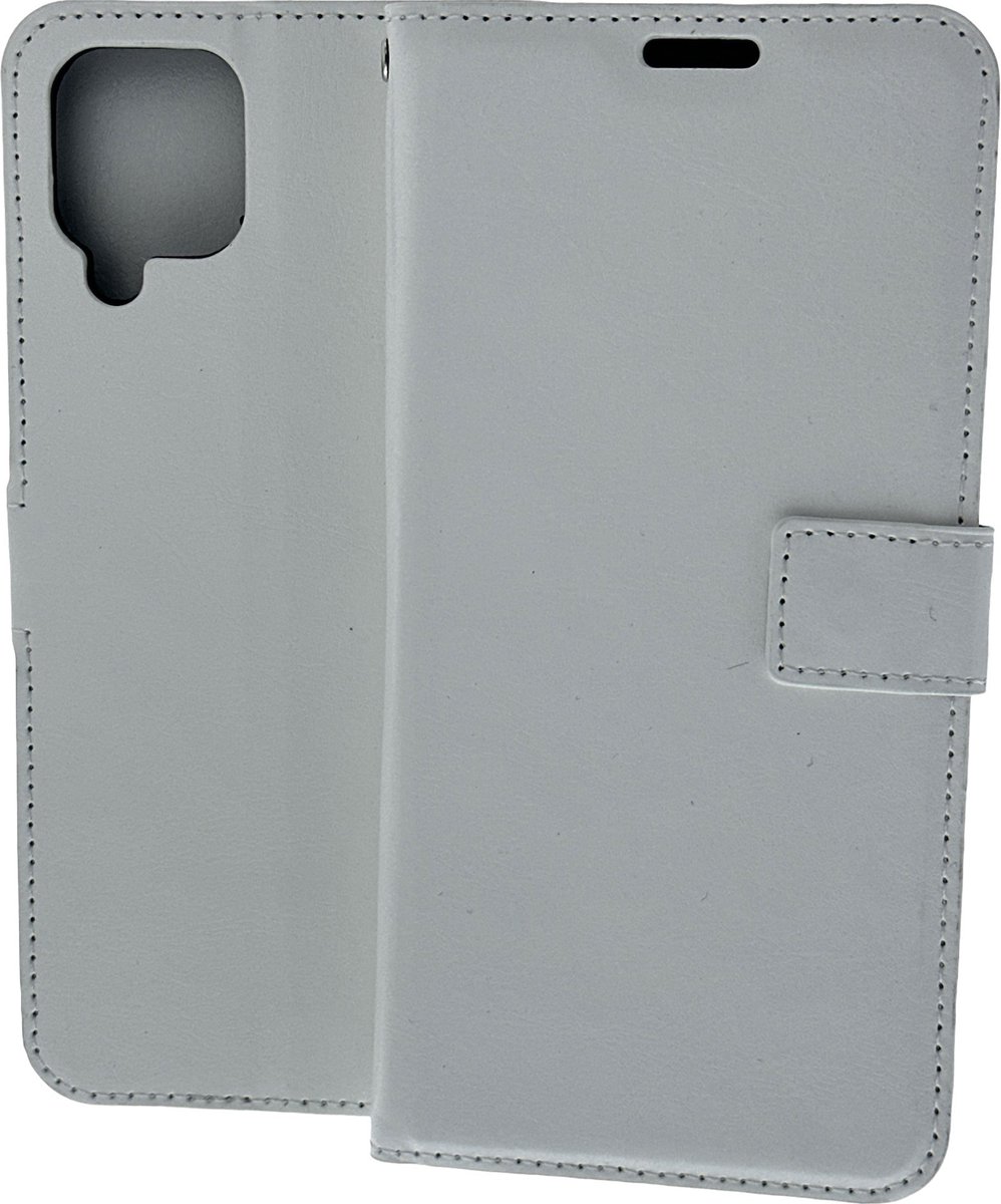 Portemonnee Book Case Hoesje Geschikt voor: Samsung Galaxy A22 4G & M22 wit