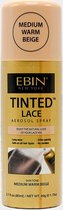 EBIN Tinted Lace Aerosol Spray - Medium Warm Beige 80ml