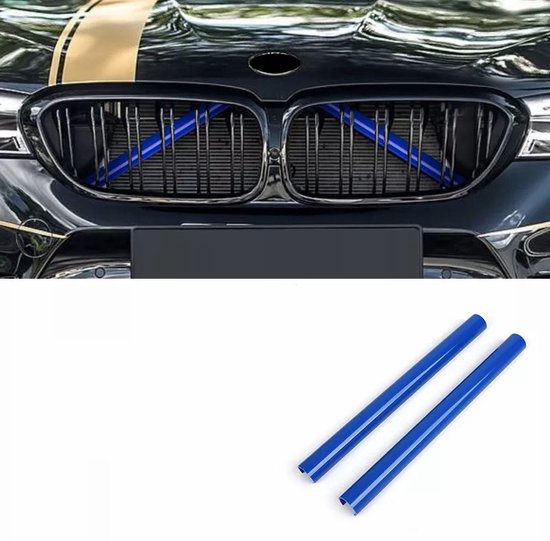 Lot De 2 Bandes De Calandre Sport Jaune - Tuning Pour BMW F20 F30 F31 F32 F36 F40 F44