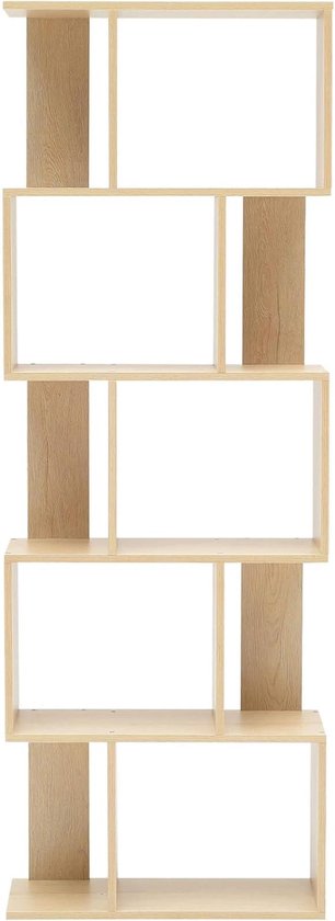 tectake® Houten Boekenkast - Staande kast met 3 Open Vakken tectake® Houten Boekenkast - Staande kast met 3 Open Vakken