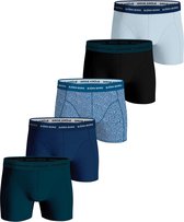 Björn Borg Cotton Stretch boxers - heren boxers normale lengte (5-pack) - multicolor - Maat: M