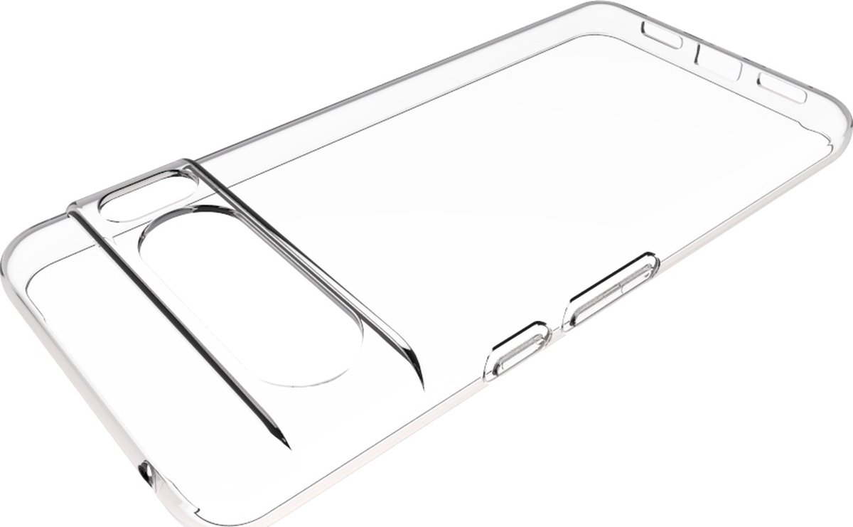 Mobigear Doorzichtig Hoesje geschikt voor Google Pixel 8 Pro Telefoonhoesje Flexibel TPU | Mobigear Basics Backcover | Doorzichtig Telefoonhoesje Pixel 8 Pro | Pixel 8 Pro Case | Back Cover - Transparant