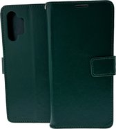 Portemonnee Book Case Hoesje Geschikt voor: Samsung Galaxy A32 4G groen