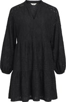 Object Jurk Objfeodora Gia L/s Dress Noos 23043500 Black Dames Maat - M