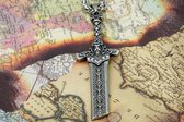 [Deux Corbeaux] Collier d'épée Viking - Bijoux Viking - Mythologie nordique - Asatru - Païen - Païen