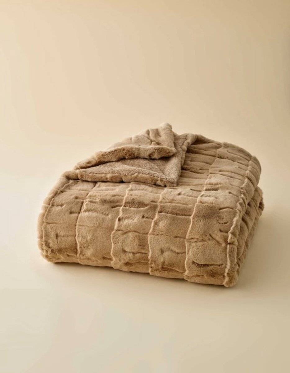 Plaids Cocooning - fleece deken - plaid - Fausse Fourrure Mao - Superzachte fleece - 200 cm x 150 cm