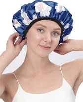 Douche muts-- Dames douchecape - Shower cap - Geschikt voor alle soorten lang haar, in lengte verstelbaar