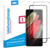 Telefoonglaasje Screenprotectors - Geschikt voor Samsung Galaxy S21 Ultra - Case Friendly - Gehard Glas Screenprotector - Geschikt voor Samsung Galaxy S21 Ultra - Beschermglas