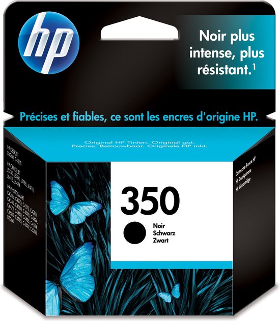 HP 350 cartouche d'encre noir authentique