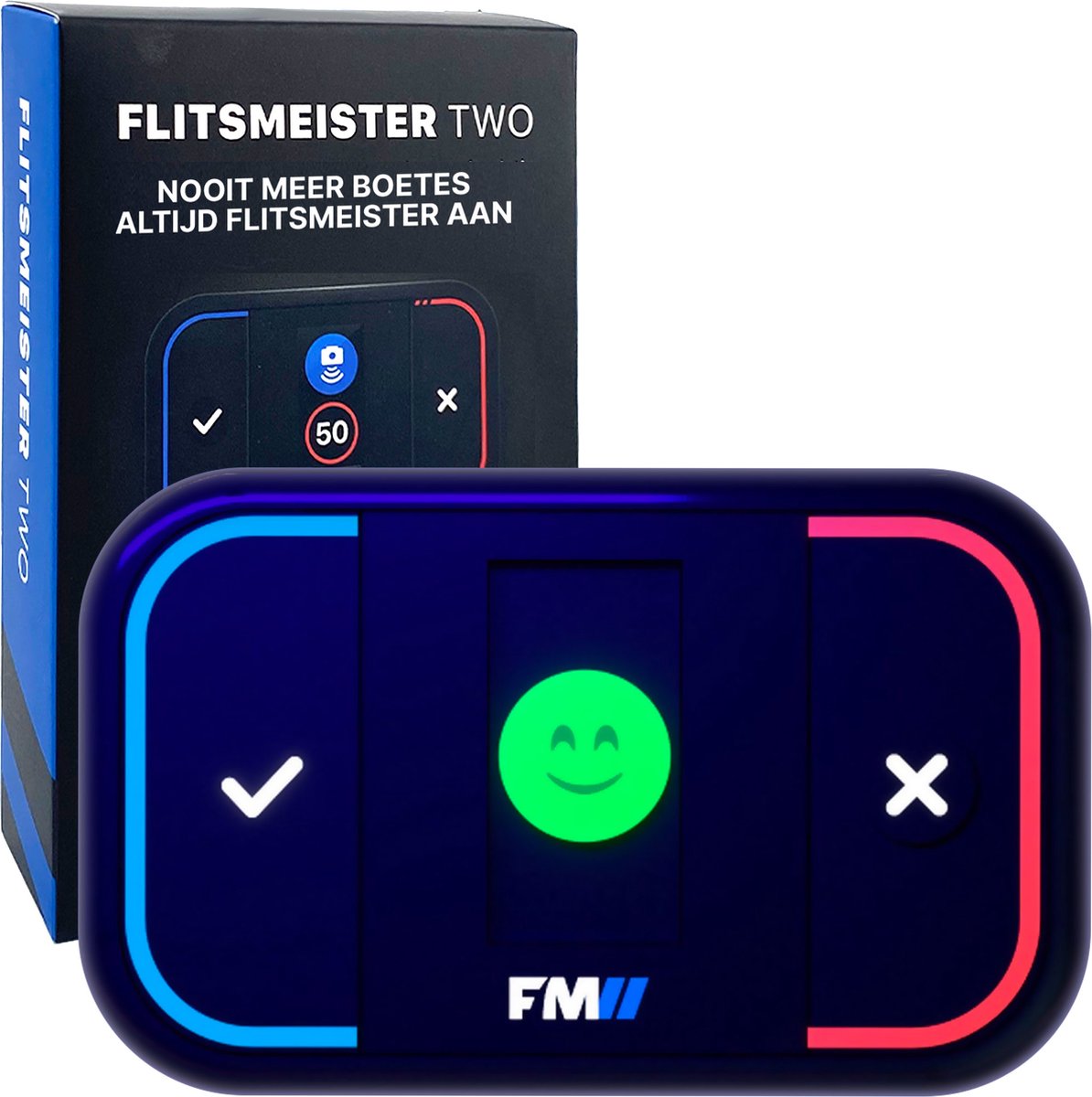 Indicateur d'avertissement Flitsmeister TWO (incl. Flitsmeister Pro 1 an)