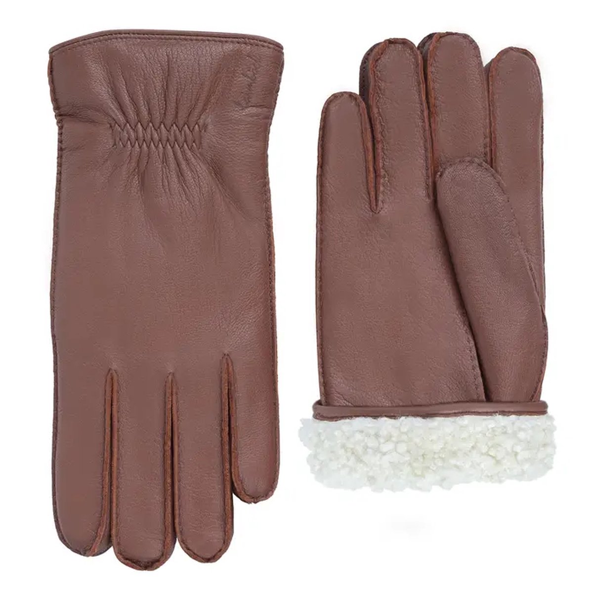 handschoenen heren leren laimbock eton tan - 8.5