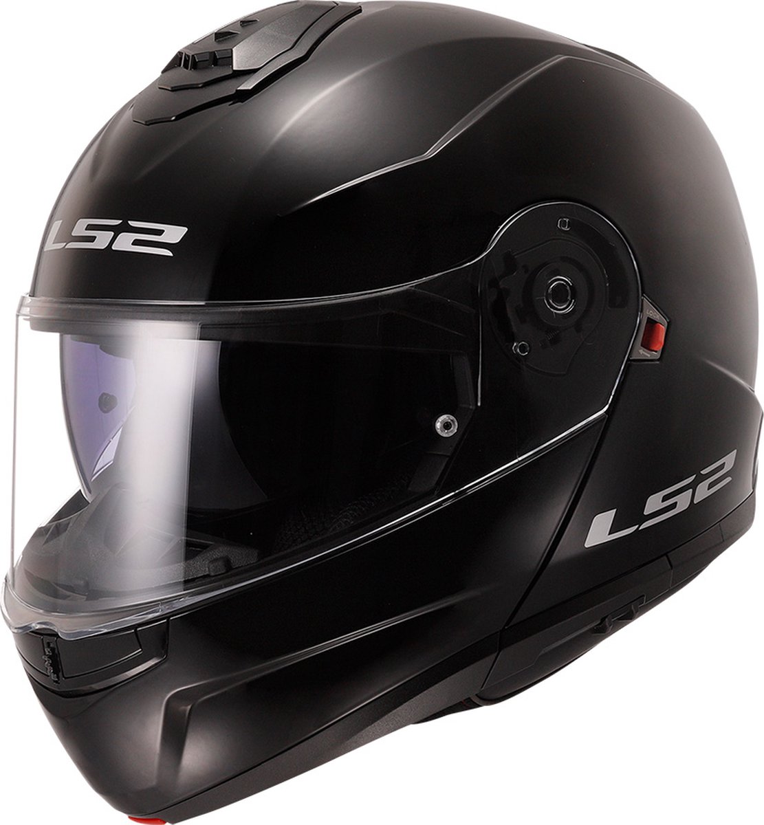 LS2 FF908 STROBE II GLOSS BLACK-06 S - Maat S - Helm